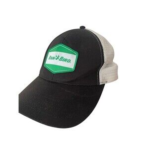 Rain Bird One Size - Black / White Green Mesh Baseball Cap Hat Adjustable